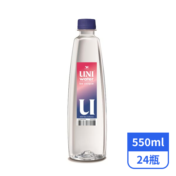 【UNI】 water純水 550mlx24瓶