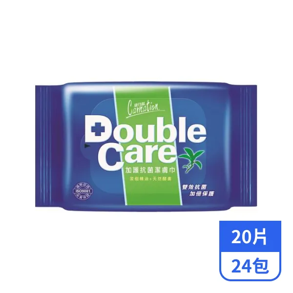 【康乃馨】加護抗菌潔膚巾  20片x24包