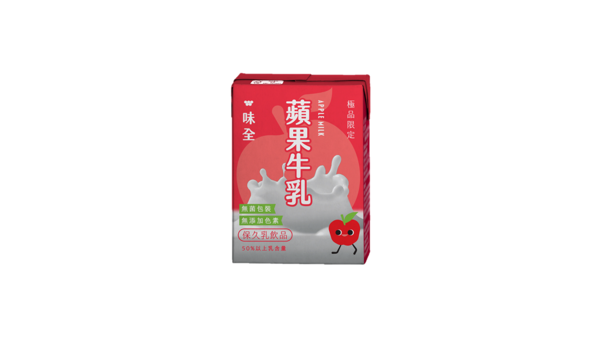 味全】極品限定蘋果牛乳(6入x200ml)x4組- 全聯全電商