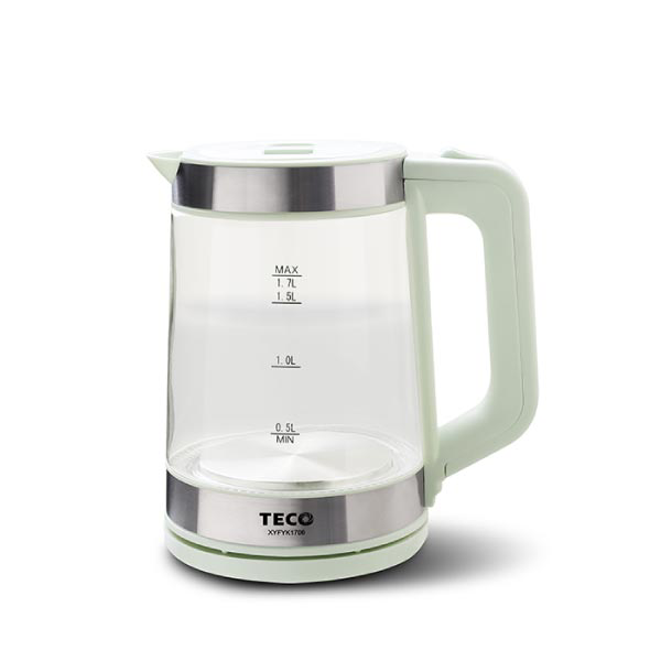 TECO 東元】1.7L大容量玻璃快煮壺-XYFYK1706 - 全聯全電商