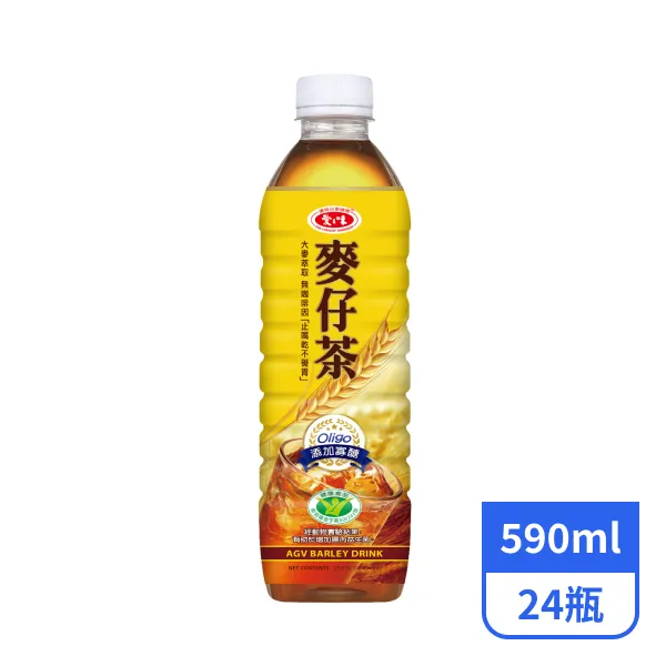 【愛之味】麥仔茶 590mlx24瓶