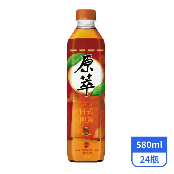 <618必搶>【原萃】日式焙香煎茶580mlx24瓶