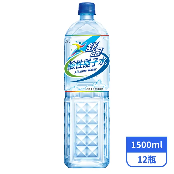 【舒跑】鹼性離子水 1500mlx12瓶