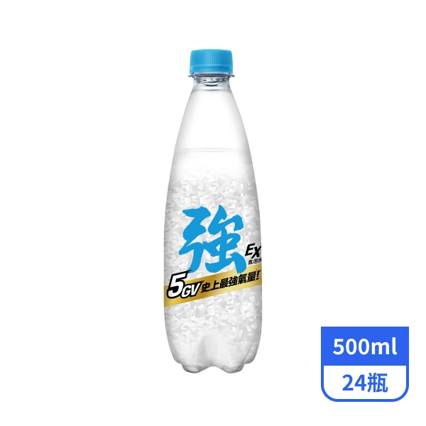 【泰山】EX 強氣泡水500mlx24瓶