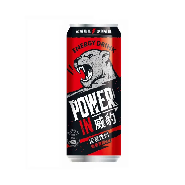【威豹】Power In能量飲料-勁香清檸風味320mlx24罐