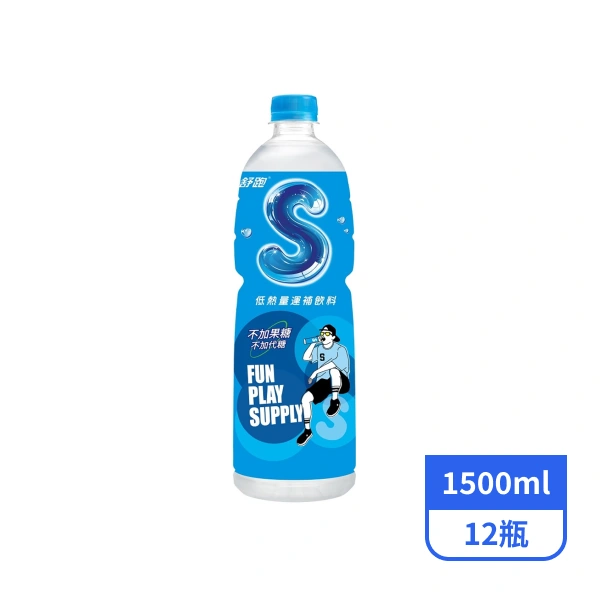 【舒跑】S運補飲料 1500mlx12瓶