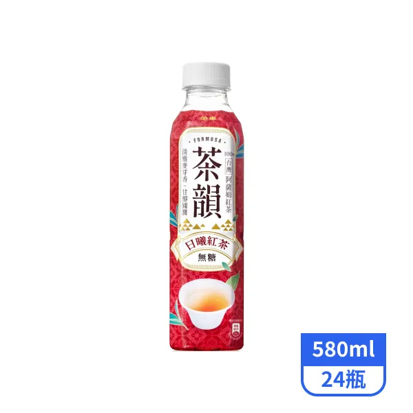 【金車】茶韻-日曦紅茶580mlx24瓶