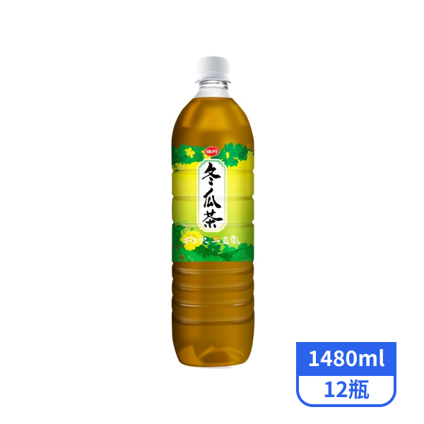 【味丹】心茶道冬瓜茶1480mlx12瓶
