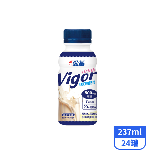 【紅牛】愛基活力高鈣配方-原味低糖237mlx24罐