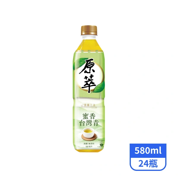 <618必搶>【原萃】蜜香台灣青茶580mlx24瓶