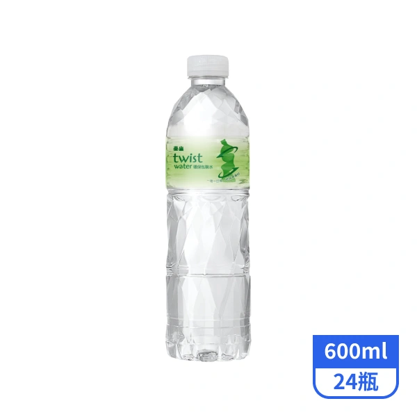 【泰山】 twist water 環保包裝水 600mlx24瓶