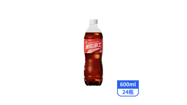 黑松】清新紅柚風味沙士600mlx24瓶_效期2026/12/4 - 全聯全電商