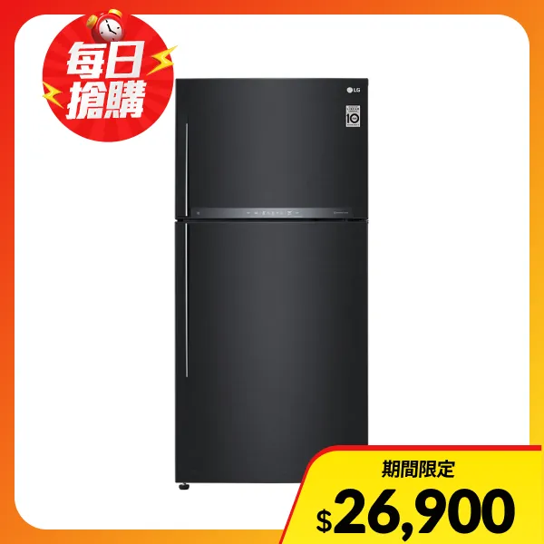 <618必搶>【LG 樂金】608公升WiFi直驅變頻右開雙門冰箱 夜墨黑(含基本安裝) (GR-HL600MBN)