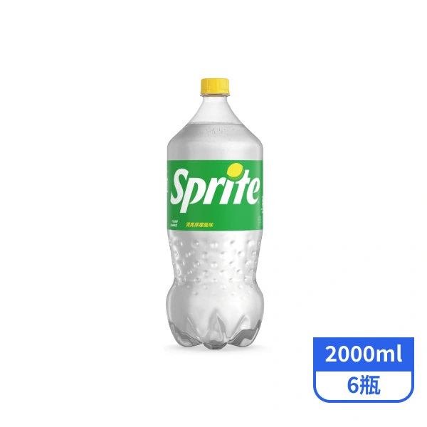 【雪碧】汽水2000mlx6瓶