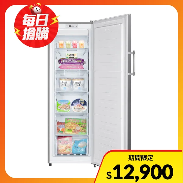 【Whirlpool 惠而浦】WUFZ656AS 190公升直立式冷凍櫃(含基本運送+安裝+舊機回收)