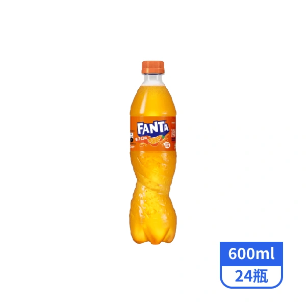 【芬達】橘子汽水600mlx24瓶