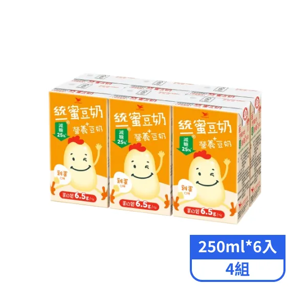 【統一】蜜豆奶-營養豆奶 250mlx24入